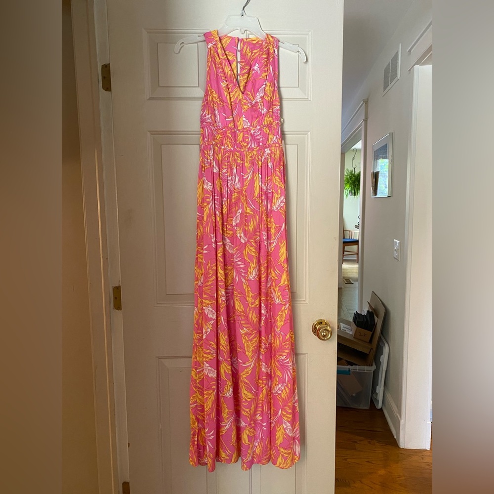 JESSICA SIMPSON pink and yellow sundress